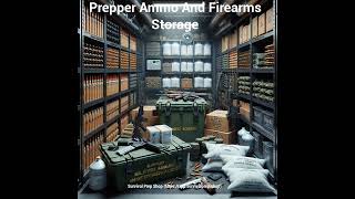 Prepper Ammo And Firearms Storage [upl. by Zebedee858]