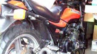 1985 GPz550 Engine Running [upl. by Raimundo]