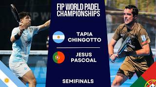 TAPIAS MAGIC  TapiaChingotto VS JesusPascoal  WORLD PADEL CHAMPIONSHIPS 2024  Highlights [upl. by Peppi]