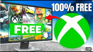 How To Get 100 Free Game Pass Radeem Code  How To Activate Xbox Game Pass Code For Free  Free [upl. by Amiaj]