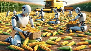 US Farmers Use Both Robots And Machines To Harvest Millions Of Pounds Of Fruits And Vegetables [upl. by Lumbye818]