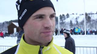 Niklas Dyrhaug før skiathlon 30 km [upl. by Nylrahs176]