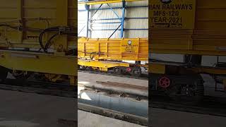 MFS120 machine track machine indian railwayplasser india [upl. by Weihs512]