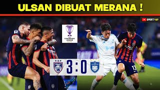 JDT ‘Hadiahkan’ Kekalahan Ke4 Buat Ulsan HD di Pentas ACL elite [upl. by Anegal555]