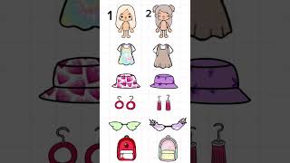 12 choose your look💜 tocaboca avatarworld [upl. by Fronniah982]