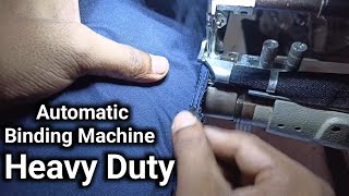 Automatic Binding Process  Heavy Duty  Leather Skills [upl. by Ekusoyr]