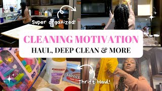 HOMEMAKING WITH THIS MAMA CLEANING MOTIVATIONSOME REORGANIZING THRIFT AND DOLLAR TREE HAUL [upl. by Farmer140]