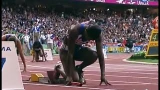 Les Françaises championnes du monde du 4x100m Paris 2003 [upl. by Trelu]