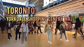 Toronto Yorkdale Shopping Centre Mall Toronto Canada 4k [upl. by Sabella]