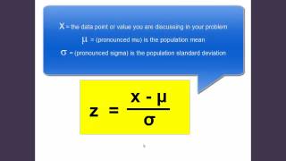 ZValues  Comparing Values on Different Scales Part 1 [upl. by Jaquenetta]