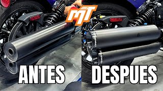 NUEVOS RINEHART RACING EXHAUST para la INDIAN SPORT CHIEF 🤯 ahora si TRUENA como debe ser 😎 [upl. by Adnaral830]