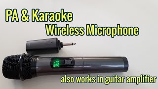 Wireless Microphone from Amazon ARCHEER UHF Bluetooth Microphone with Rechargeable Receiver [upl. by Alurd]