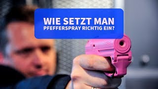 WALTHER ProSecur Abwehrsprays Wie setzt man Pfefferspsray ein Selbstverteidigung für Anfänger [upl. by Acirt]