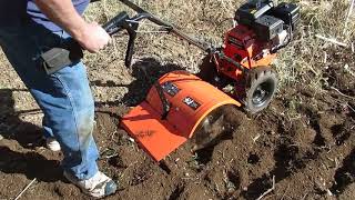 Powermate 18 in 212 cc Gas 4Cycle Rear Tine Tiller [upl. by Eiddet]