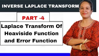 Laplace Transform Of Heviside Function and Error FunctionInverse Laplace Transform Solved Examples [upl. by Raychel]