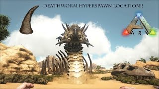 Ark  Death Worm spawn Location   Ark Survival Evolved  Xbox One PS4 PC [upl. by Traver]