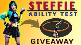 Steffie Character Ability Test In Free FireHow To Use Steffie Character In HindiSTORM BROTHERS [upl. by Erland366]