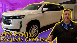 2022 Cadillac Escalade Premium Luxury ESV Overview  Smail Cadillac [upl. by Neerihs963]