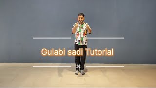 Gulabi Sadi Tutorial video  Dance Tutorial weeding  Sanju Rathod  sumit marathe dance [upl. by Chiang]