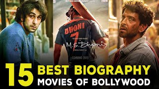 Top 15 Biographical Movies in Bollywood  Best Biopic Movies Ever Made in Bollywood [upl. by Neelasor635]