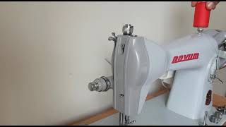 NOVUM DELUXE SEWING MACHINE THREADING [upl. by Emlynn230]