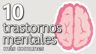 Los 10 Trastornos Mentales Más Comunes y sus Síntomas Principales [upl. by Arammahs]