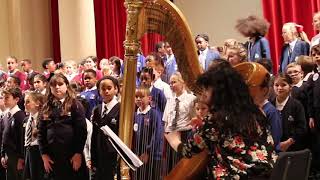 Hey Sokoły  PolishUkrainian Traditional Song for Childrens Choir  Harp arranged David Bruce [upl. by Geraldine]