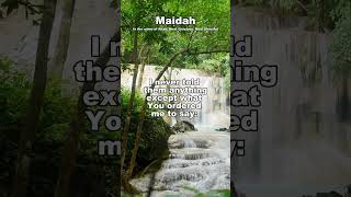 321 Maidah 116117 English Quran Marshmallow psikoloji motivation quran shortvideo [upl. by Warfourd]