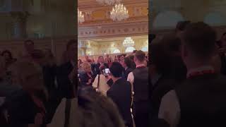 Argentina President Javier Milei does YMCA dance at MaraLago [upl. by Stiegler454]