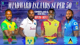 Windward Islands Super 50 Day1 Match 2 Cumberland [upl. by Aiceila]