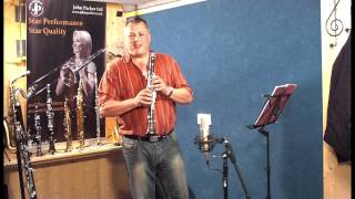 JP124 C Clarinet demonstration by Pete Long  John Packer Ltd [upl. by Saree]