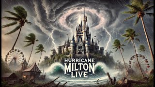 Hurricane Milton Live News Coverage Walt Disney World Universal Studios Impacts [upl. by Feodore]