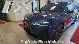 NEW ARRIVAL 2023 BMW iX xDrive50 Phytonic Blue Metallic on Amido Leather [upl. by Dis]