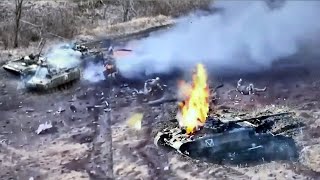 Ukraine Javelin Missiles Hit Russian Tanks Which Entered Bakhmut and Vuhledar [upl. by Mile966]