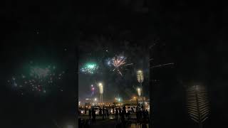 Fire Works at Qatar Corniche fireworks qatar fun eid2024 travel shorts trending video [upl. by Uri]