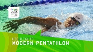 Aleksandr Lifanov Wins Mens Modern Pentathlon Gold  Highlights  Nanjing 2014 Youth Olympic Games [upl. by Katlin]