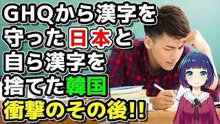 【海外の反応】漢字を捨てた韓国のその後がヤバい！漢字を守った日本との違いとは？【韓国の反応】 [upl. by Pressey]