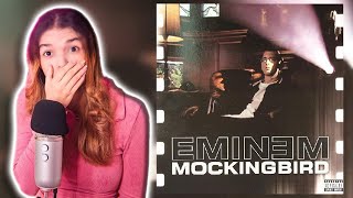 FIRST TIME HEARING Eminem  quotMockingbirdquot Reaction [upl. by Seiuqram740]