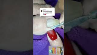 How to trim thick nails nail​​​ asmr fyp ear shorts viral wax [upl. by Neened]