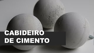 DIY  CABIDEIRO DE CIMENTO  FAÃ‡A E VENDA MUITO FÃCIL DE FAZER [upl. by Lesly]