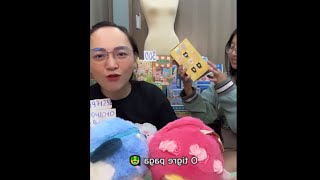 Bé Na lần đầu lên live phụ Bùm Bum bán Baby Three quá vui [upl. by Kort339]