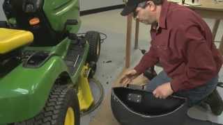 How to Cut a Mower Deck Boot for the DR Leaf and Lawn Vac [upl. by Hajar]