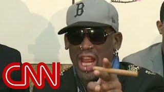 Dennis Rodman gets fiery with CNNs Chris Cuomo [upl. by Peppy]