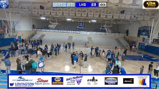 Lovington Basketball vs Goddard [upl. by Airlee]