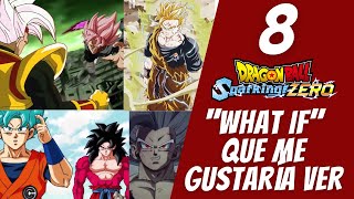 🔥​HISTORIAS ALTERNATIVAS QUE ME GUSTARÍA VER EN DRAGON BALL SPARKING ZERO ​🐉​ [upl. by Eliam]