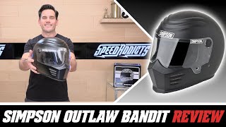 Simpson Outlaw Bandit Helmet Review at SpeedAddictscom [upl. by Oiramej92]