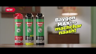 New Baygon Max Mosquito Killer  With Double Nozzle Technology  English [upl. by Laufer590]