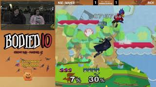 NSE  Maher Marth vs Rich Falco  Singles  Div 1 Winners Quarterfinal  Bodied 10 [upl. by Jemmie]