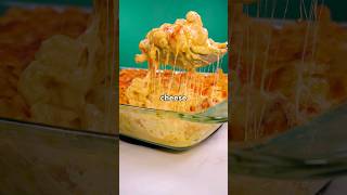 The ULTIMATE cheese pull from Tinis baked mac and cheese [upl. by Suolhcin609]