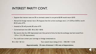 Lecture 2 Theories of the exchange rate [upl. by Harl]